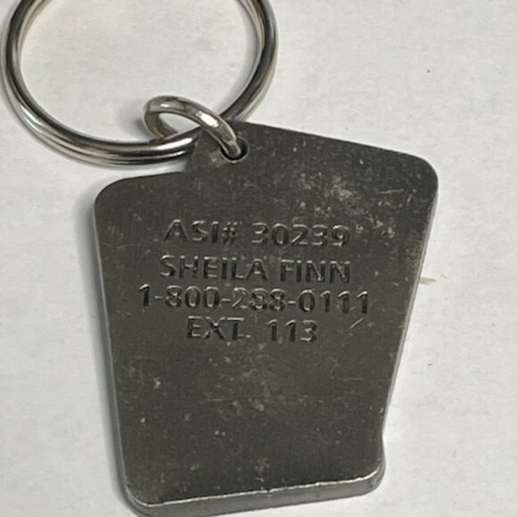 3D Ace of Hearts Playing Card Metal Pewter Key Chain Ring Clip 2.5" AT Designs - Picture 7 of 8